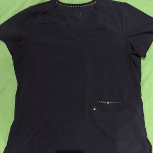 Navy scrub set size large